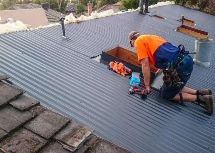 Tile to Metal Roof Replacement